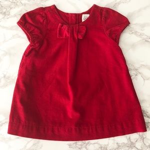 BABY GAP Red Corduroy Dress (6-12 mos)